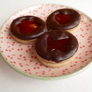 Schmetterlingstaler mit Schoko